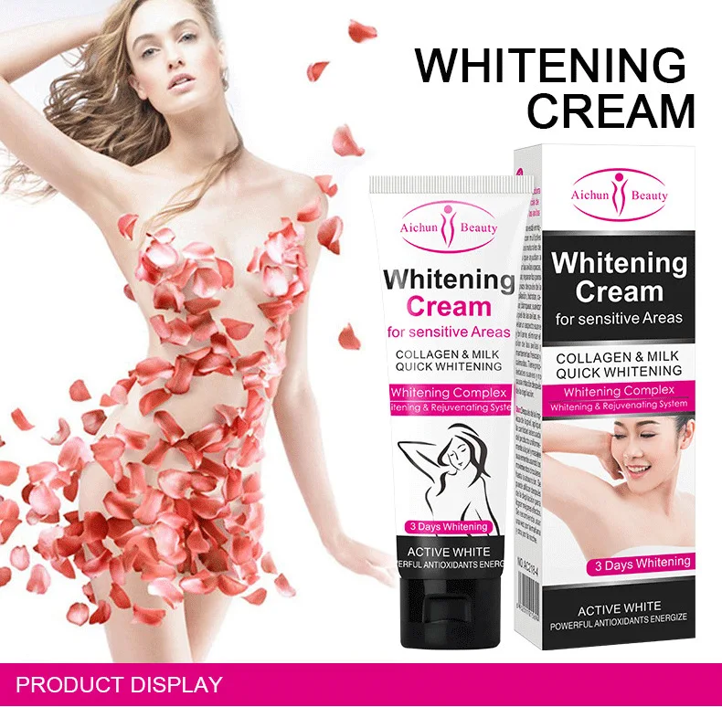 

Hot Aichun Beauty Body Creams Armpit Whitening Cream Between Legs Knees Private Parts Whitening Formula Armpit Whitener Intimate