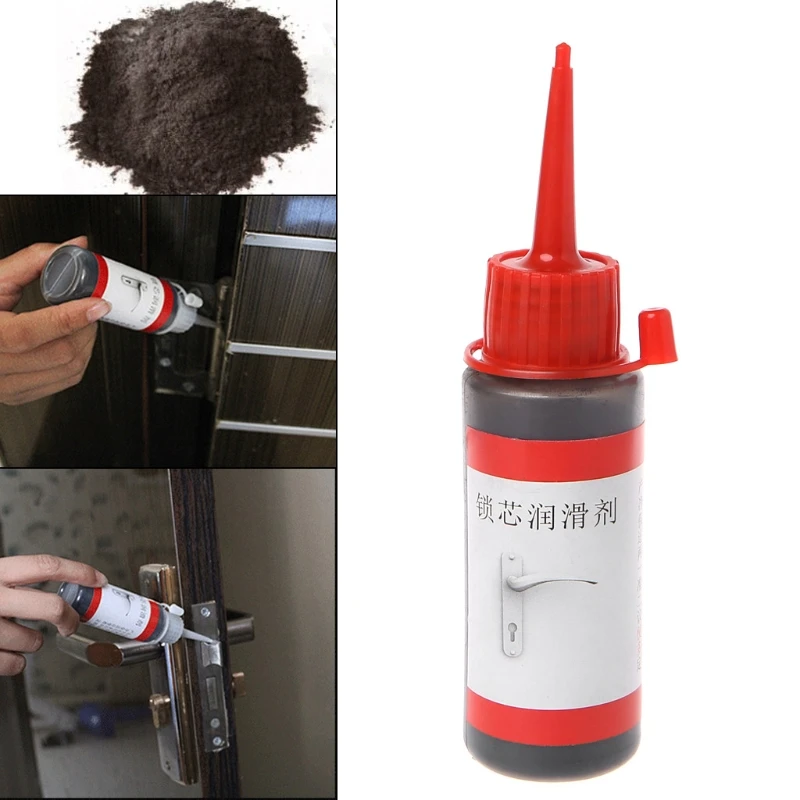 

60ml Non-toxic Lubricant Maintaining Graphite Powder Engine Cover Safety Lock