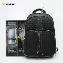 YINUO водонепроницаемый рюкзак для ноутбука 13 дюймов расширяемый большой емкости EVA обратно дорожная сумка Mochila