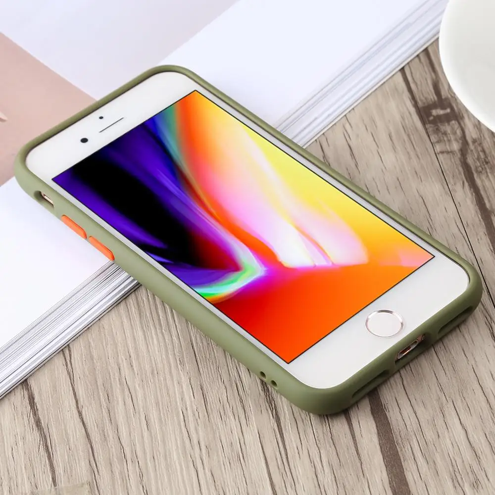 

TOTUDESIGN Crystal Series II Generation iPhone 7& 8 & iPhone 7 Plus & 8 Plus TPU+PC Drop Protection Case