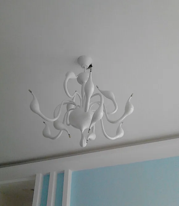 12 lights white  pendant lamp