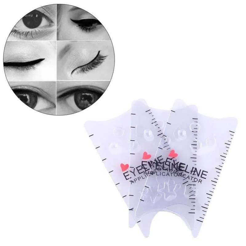 

Perfect Eyeliner Stencil Models Template Shaper Liner Eye Makeup Tool Useful ZJ3