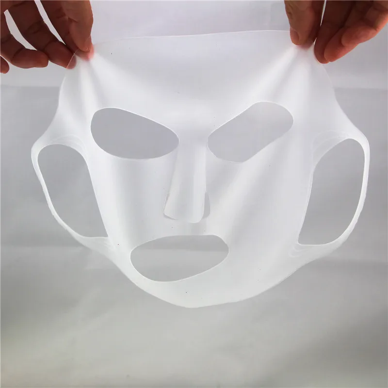 Skin Care Silicone Face Mask Reusable Facial Mask Cover Hydrating Essence Prevent Evaporation Absorption Moisturizing Mascara (10)