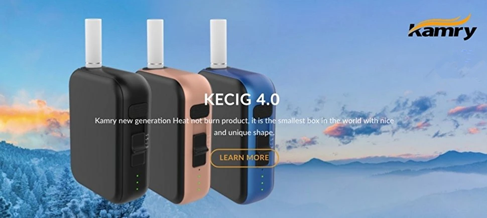 6 шт./лот новейший Kamry KeCig 4,0 нагревательная коробка KeCig4.0 тепла без сжигания палки Коробка используется для табака картридж VS KeCig 2,0 Plus GXG I1S