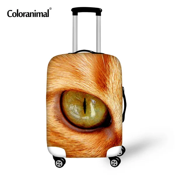 CC3145 Coloranimal чемодан Чемодан Защитная крышка милый кот печати дорожного чемодана спандекс дело тележки эластичный чехол для 18-30 дюймов - Цвет: CC3145