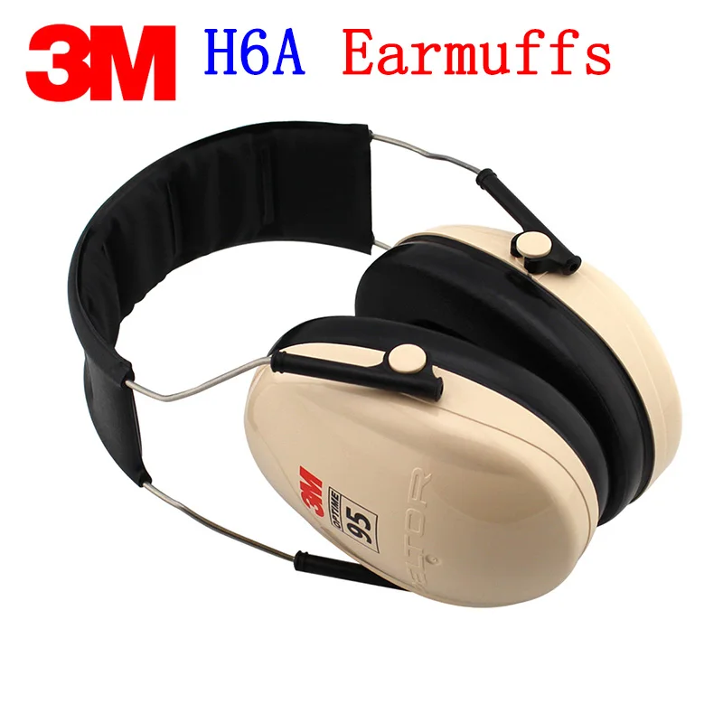 3M PELTOR H6A Звукоизолированные амбушюры из натуральной безопасности 3m ухо защитник коэффициент "сигнал/шум" 27dB/НРР 21dB профессиональные защитные наушники