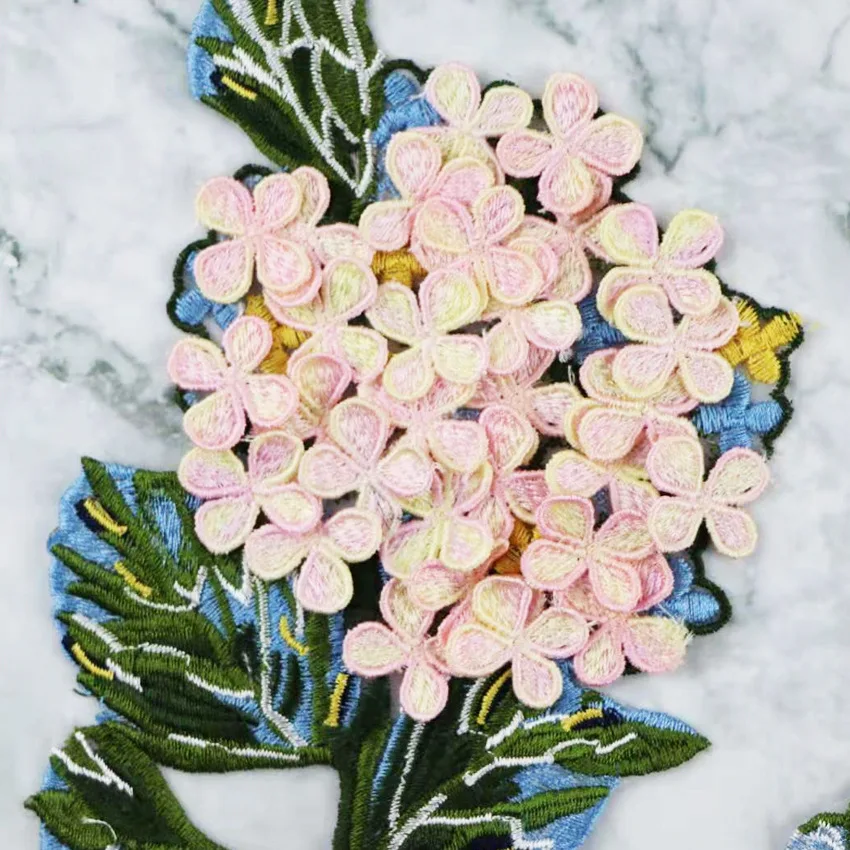 2019 Новая мода DIY аппликация Водорастворимая Вышивка костюм украшения цветы