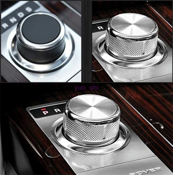 Metal Car Gear Shift Knob Head Decoration Car-Styling For Land Rover Discovery Sport Discovery 4 Range Rover Evoque Vogue SV