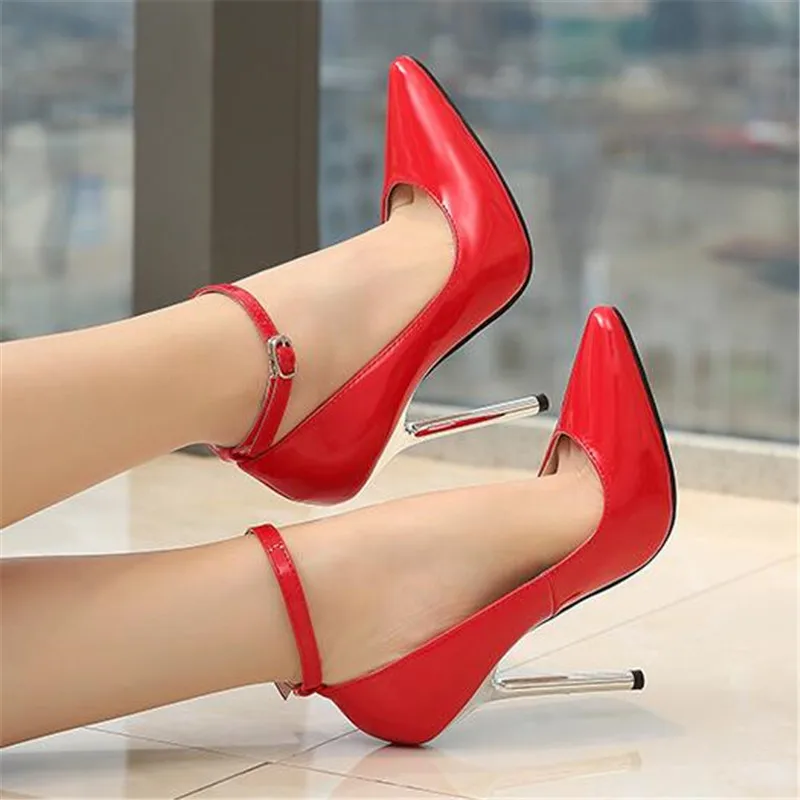 

feiyitu Brand Luxury 2018 New Women Red High Heel Pumps Female Strange Designer High Heels Pumps Scarpin Party Valentine Shoes