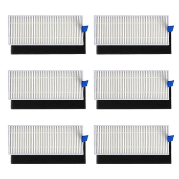

6PCS Cotton Filter & 6PCS Hepa Filter for Eufy Robovac 11+ 11 Plus Robot Vacuum Cleaner Parts Replacement Dust Filters Kit