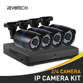 

2CH / 4CH 1080P CCTV IP Camera System Kit HD 8 Channel NVR 2PCS / 4PCS 1920x1080P 2.0MP Waterproof Bullet Secuity Camera