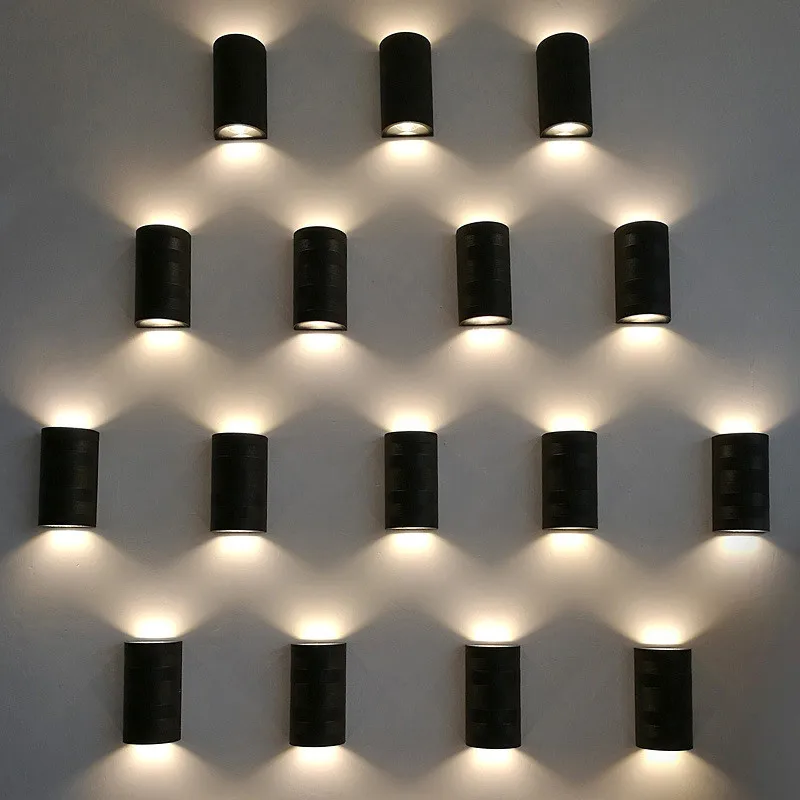 

Indoor and Outdoor Universal Waterproof Hotel Courtyard Fence Barrier Court Balcony Aisle LED Wall Lamp