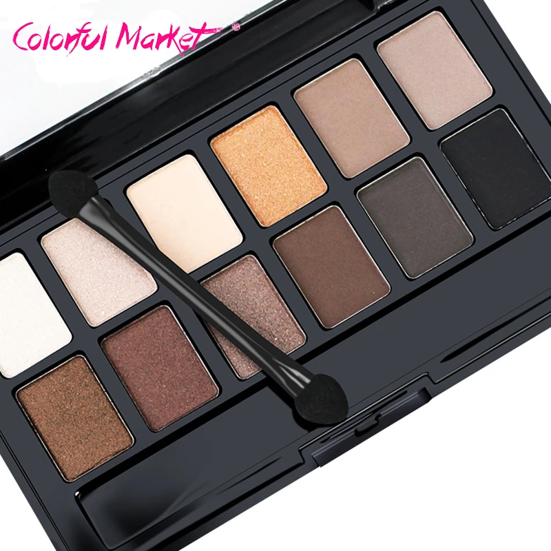 12 Colors Makeup Earth Color Matte EyeShadow Palette Make Up Eye shadow Palette Nude Matte With Brush Waterproof Long Lasting 12 Colors Makeup Earth Color Matte EyeShadow Palette Make Up Eye shadow Palette Nude Matte With Brush Waterproof Long Lasting