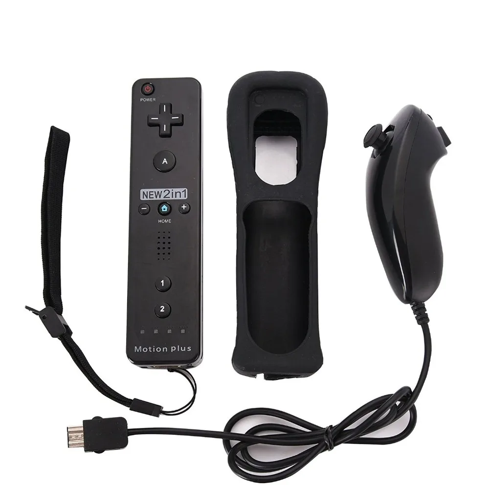 

Built-in Motion Plus Wireless Remote Gamepad Controller For Nintend Wii Nunchuck For Nintend Wii Remote Controle Joystick Joypad