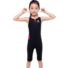 Акула кожи плавание bBathing полосатая блузка одна деталь девушка костюм плюс размеры одежда ребенок соревнование по плаванию боди гидрокостюм