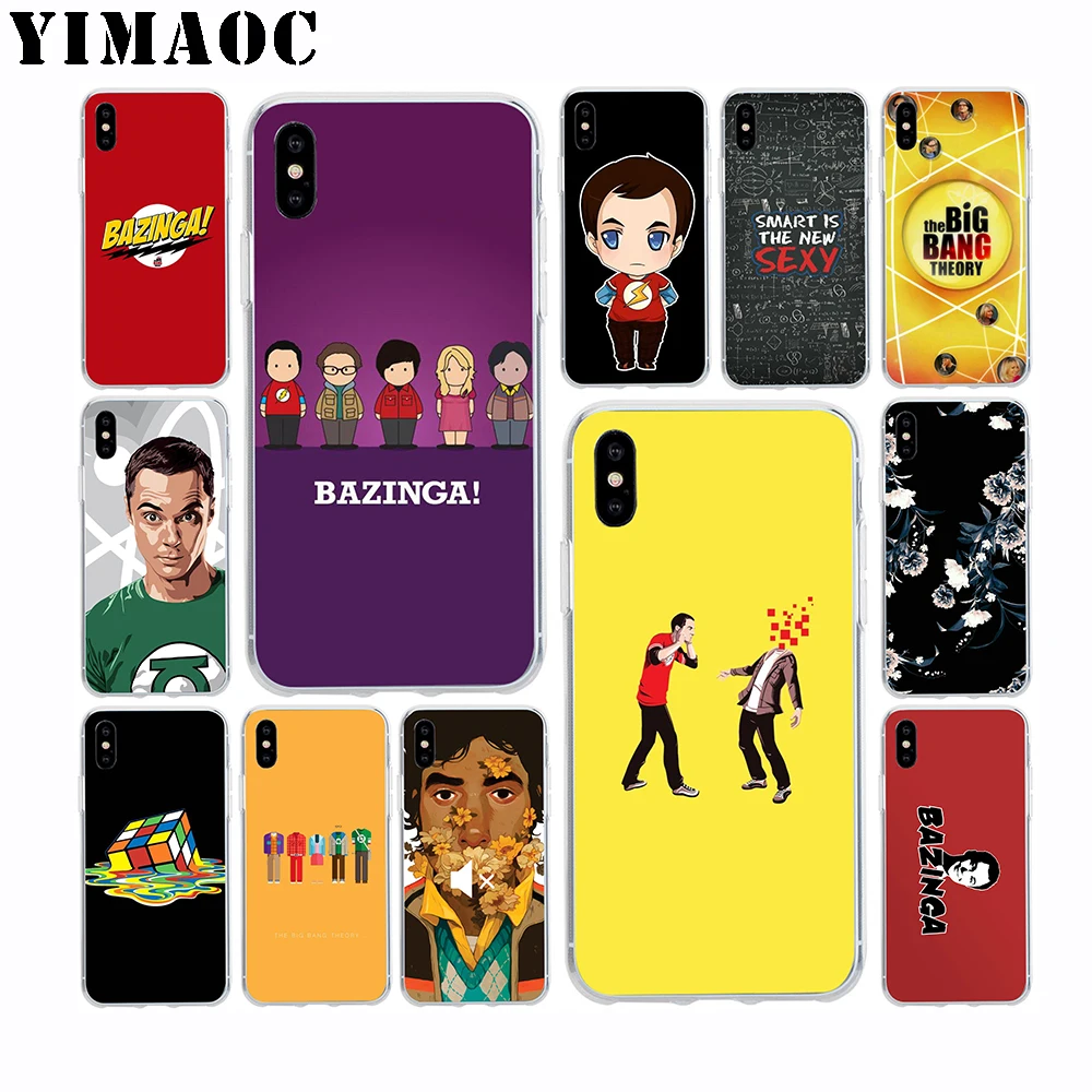 

YIMAOC The Big Bang Theory Soft TPU Silicone Case for Apple Iphone Xr Xs Max X 10 8 Plus 7 6S 6 Plus SE 5S 5 7Plus 8Plus Cover