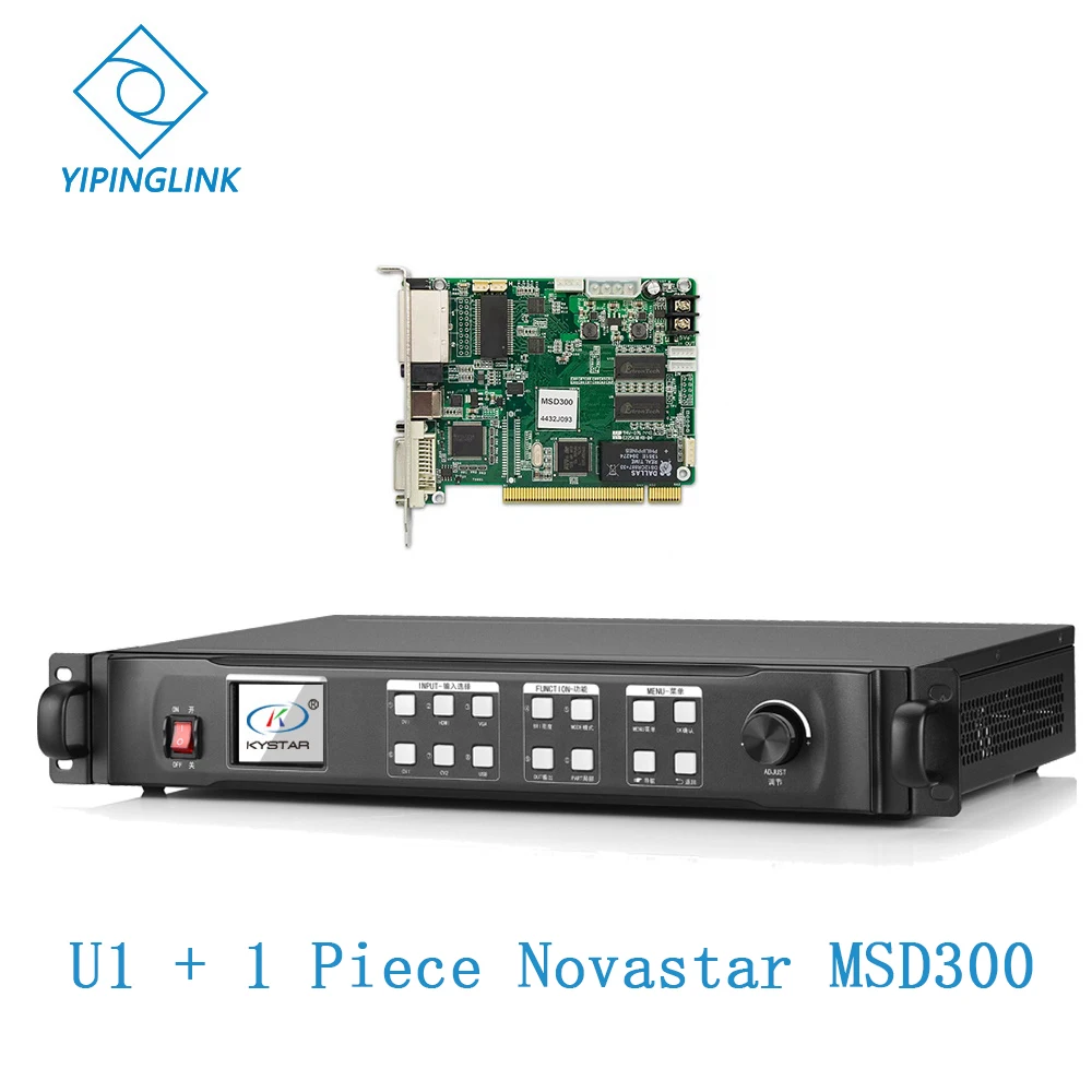 Kystar U1 светодиодный видеопроцессор KS600 английская версия с linsn TS802D или novastar MSD300