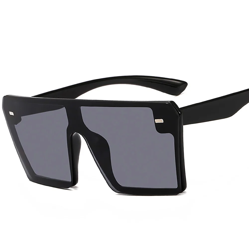 Модные унисекс Квадратные ретро солнцезащитные очки для женщин негабаритные Оттенки для мужчин винтажные брендовые дизайнерские универсальные зеркальные солнцезащитные очки топ