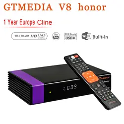 GTMedia V8 Honor спутниковый ресивер bult-в WiFi с 1 год Испания Европа Cccam Клайн Full HD DVB-S2/S Freesat V8 NOVA рецепторов