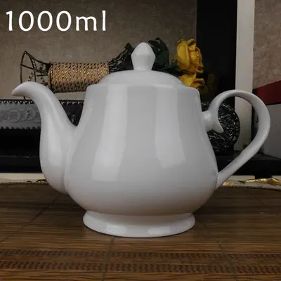 1000 мл простой Керамический Китайский Старый чайник отель/Ресторан вечерние термальные воды/чайник - Цвет: A