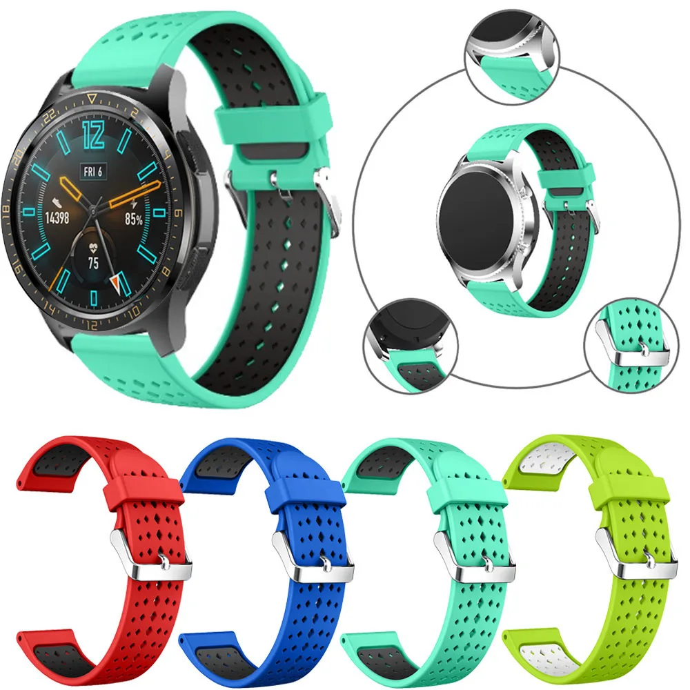 Rhombus Силиконовый Браслет спортивный ремешок для HUAWEI WATCH GT Смарт часы замена