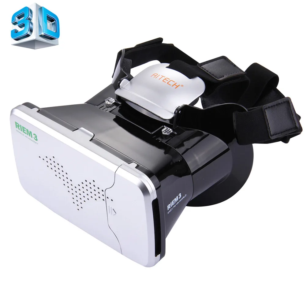 RITECH RIEM3 3D VR Virtual Reality Headset Mobile 360 Degrees Vedio