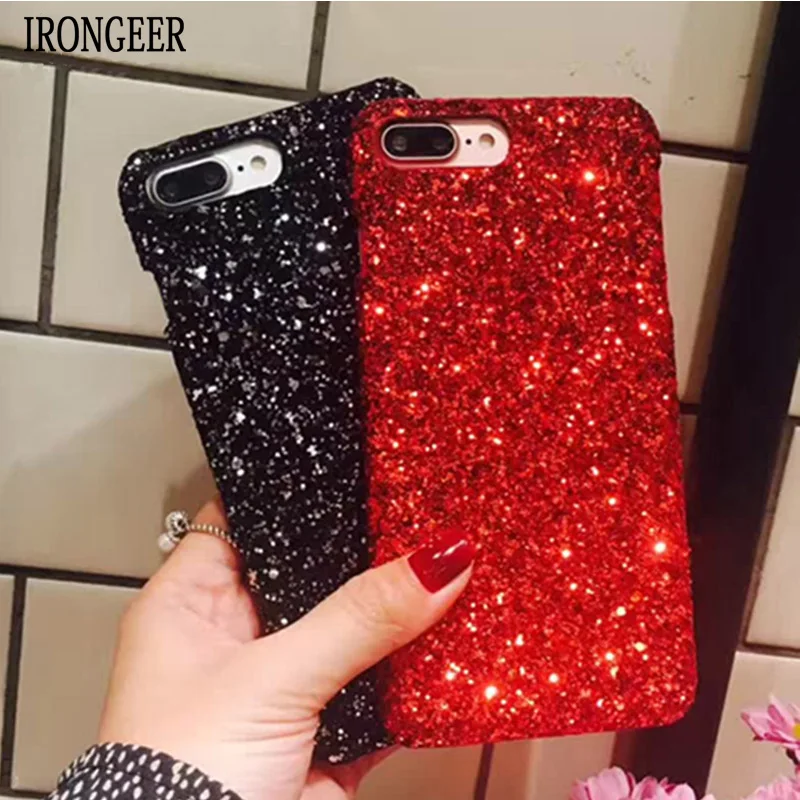 IRONGEER блестящий чехол для iPhone 6 s 7 8 Plus оригинальный жесткий iphone X XS MAX XR зеркальный