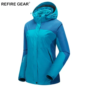 

Refire Gear Winter Outdoor Waterproof Camping Jacket Women Windproof Windbreaker Hiking Jackets Female Warm Skiing Sport Jackets