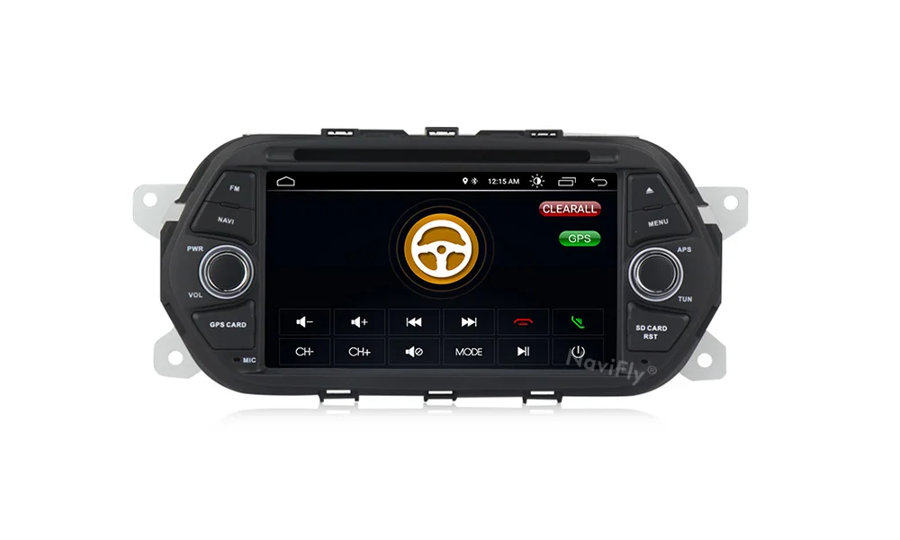 Best Android8.1 Car DVD CD player for Fiat Tipo Egea 2015 2016 2017 Multimedia Bluetooth GPS Navigation Stereo Gift MIC map 12