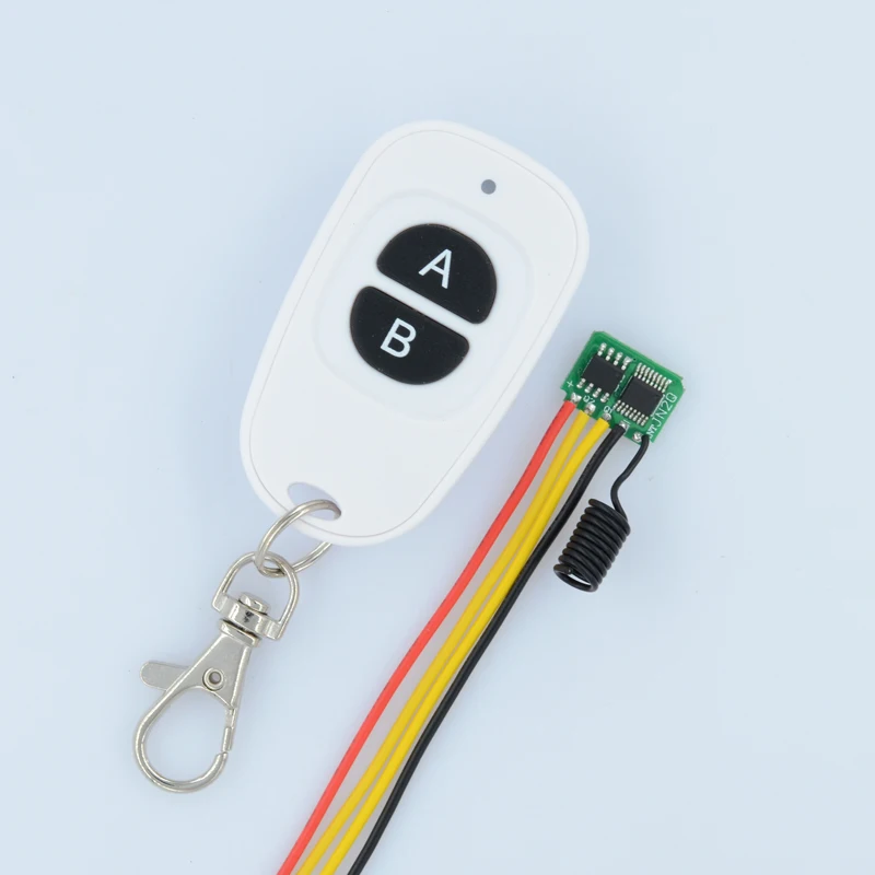 

0.5-0.8ma Low Standby Current Mini Remote Switch 3V 3.3V 3.7V 4.2V 4.5V 5V Low Consumption Micro Mos Wireless Switch 2CH GND