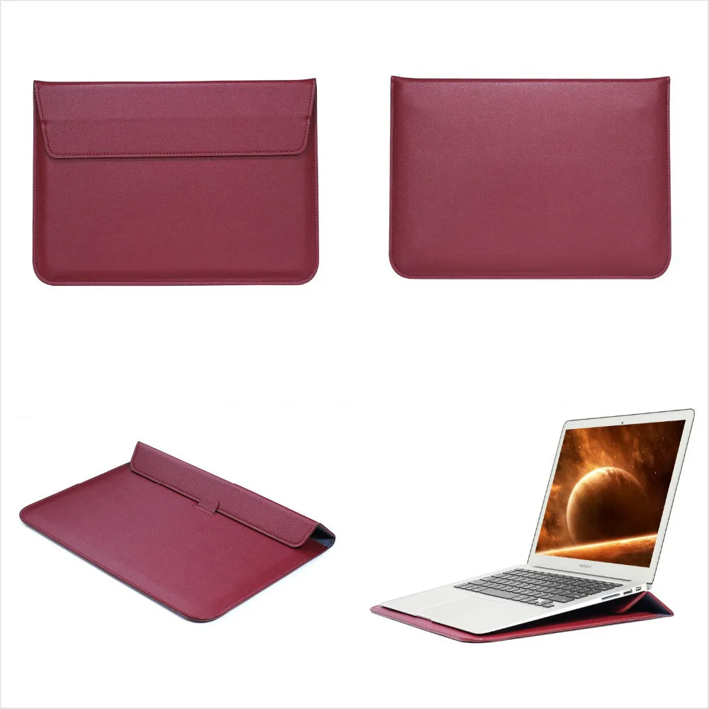 Simple Mail sack Leather Bag Cover For Apple macbook Pro Retina Air 11 13 15 laptop Case Mac A1932 A1466 | Компьютеры и офис