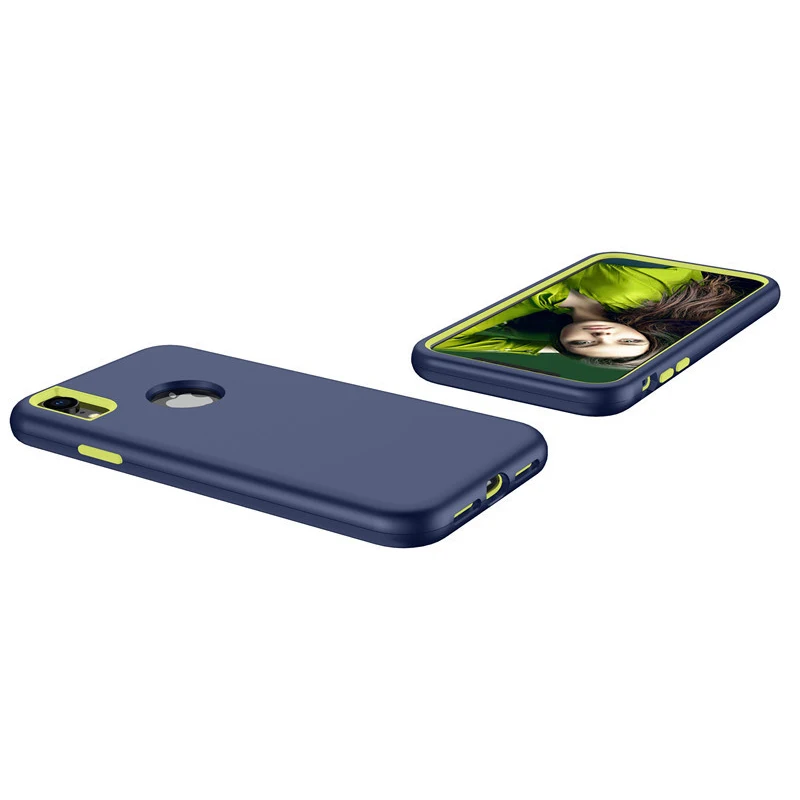 Чехлы для телефонов iPhone Xs Max X XR 6 6s 8 7 Plus противоударный защитный гибридный жесткий