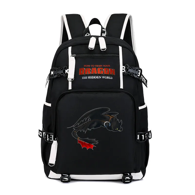 Рюкзак «Как приручить дракона 3: скрытый мир», школьная сумка, сумка для книг, ранец, рюкзак для работы, отдыха, сумка для ноутбука, дорожная сумка - Цвет: 81208