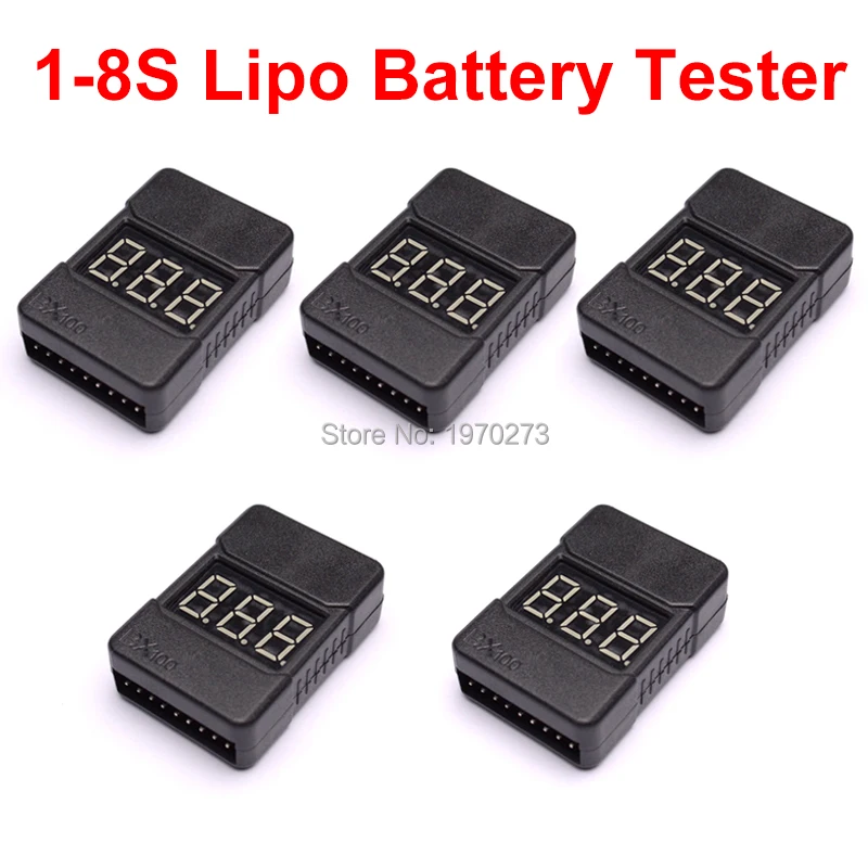 Тестер напряжения батареи BX100 3 7 30 в 1 8S Lipo Li po/ion/Fe тестер проверка низкого зуммер