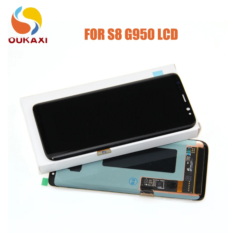 

AMOLED Display For samsung s8 For SAMSUNG S8 G950F G950U LCD Display Touch Screen Digitizer Assembly