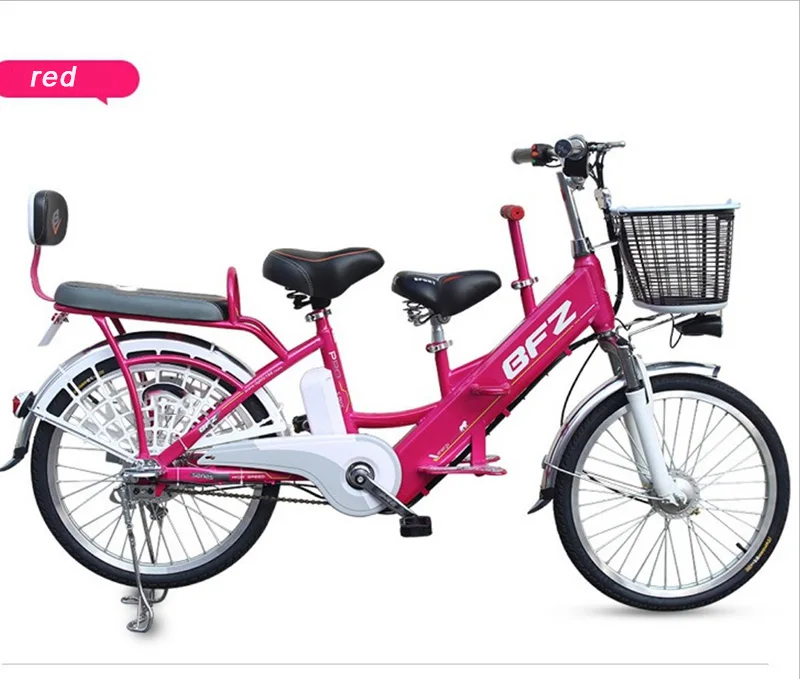 Top Parent-offspring electric bicycle 60V 250W brushless motor lithium battery double person bike LED lamp 5 Top Parent-offspring electric bicycle 60V 250W brushless motor lithium battery double person bike LED lamp 5