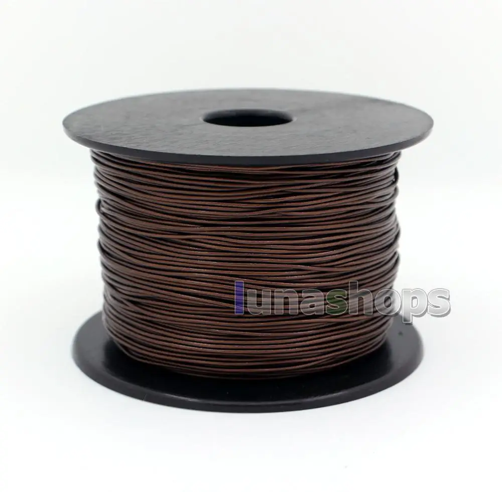 

LN006420 T Series 10m 50*0.05mm 7N OCC Diameter:1mm headphone Bulk Wire For DIY Custom Earphone Cable