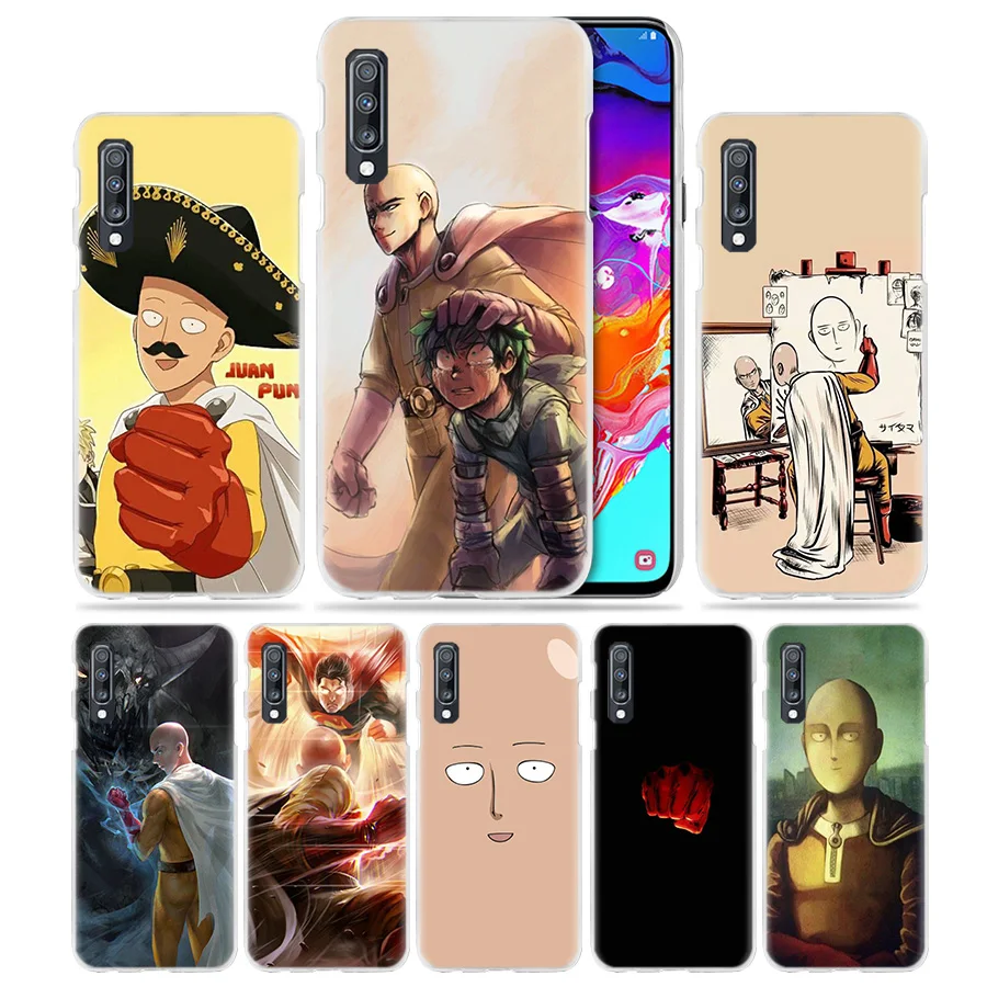 

Bleach One Punch Man Case for Samsung Galaxy M40 A50 A80 A70 A60 A40 A30 A20e A10 J4 J6 Plus J8 2018 S10e Hard PC Phone Cover