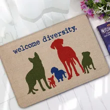 CAMMITEVER Забавный коврик Придверные коврики с принтом собаки напольный коврик кухонные коврики для ванной комнаты