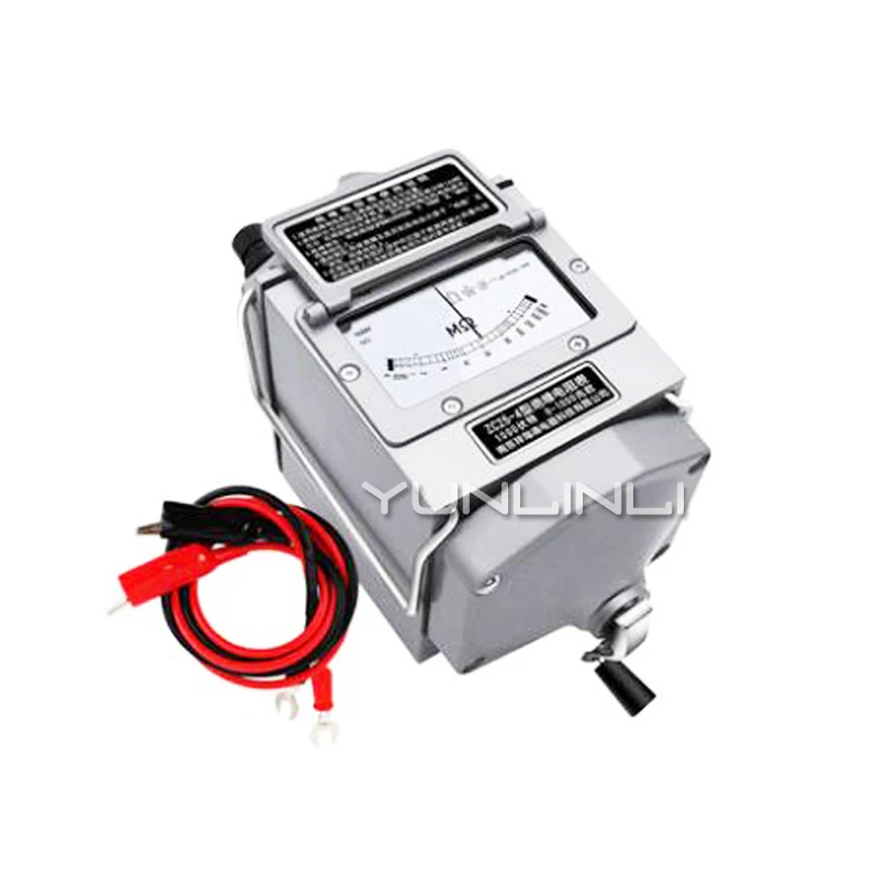 ZC25-4 1000V 1000MΩ ohm Insulation Megohm Tester Resistance Meter Megger Megohmmeter with plastic case High quality |