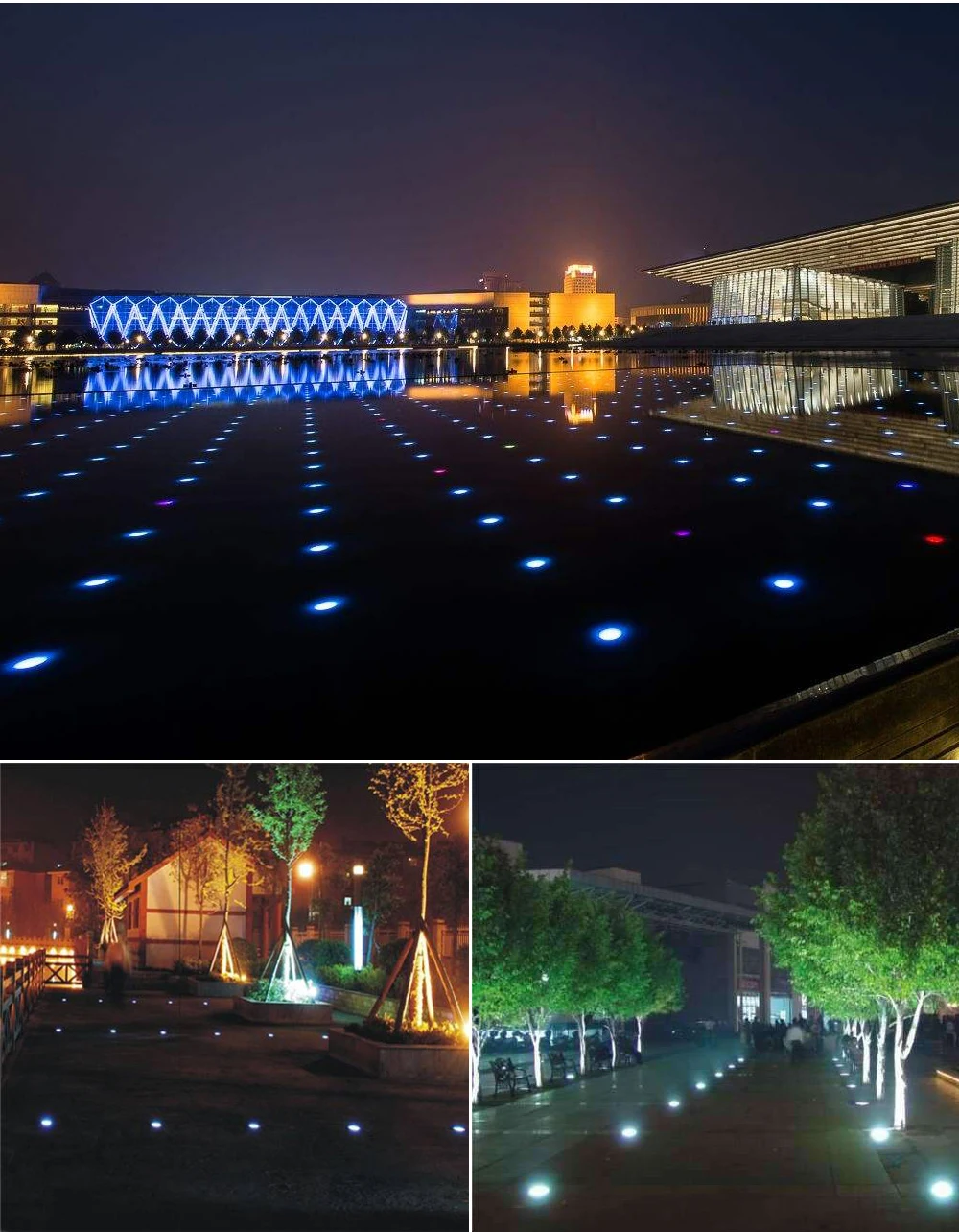 New 2leds LED solar lawn buried light garden illuminate sense lamp outdoor energy saving safe environmentally friendly (3)