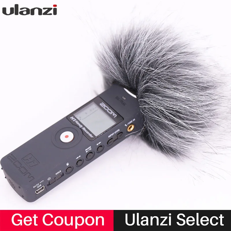 Ulanzi наружное ветровое стекло Deadcat лобовое для ZOOM H1 Handy Recorder Muff zoom h1n микрофон |