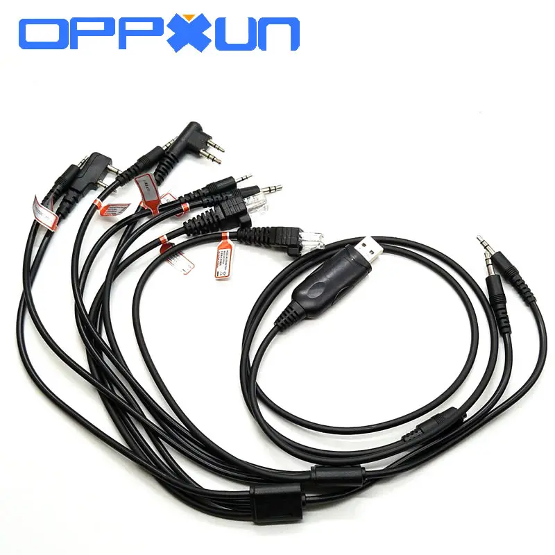 Многофункциональный USB кабель 8 в 1 для программирования kenwood baofeng motorola yaesu icom Handy