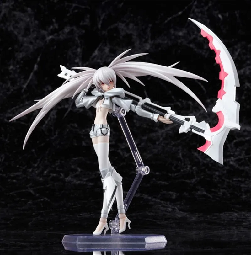 Anime Black Rock Shooter Figuras Toys 15cm White Shooter Action Figure Model Collection Toy Dolls Brinquedos Gift (2)