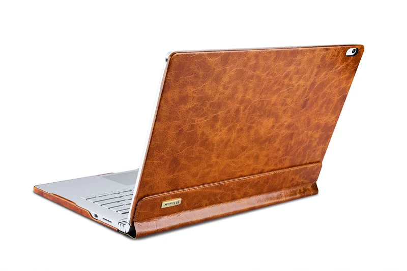 

Retro style Genuine Leather Case for Microsoft Surface Book 13.5 inch Anti Shock Protetcive Leather Shell for Surface book Case