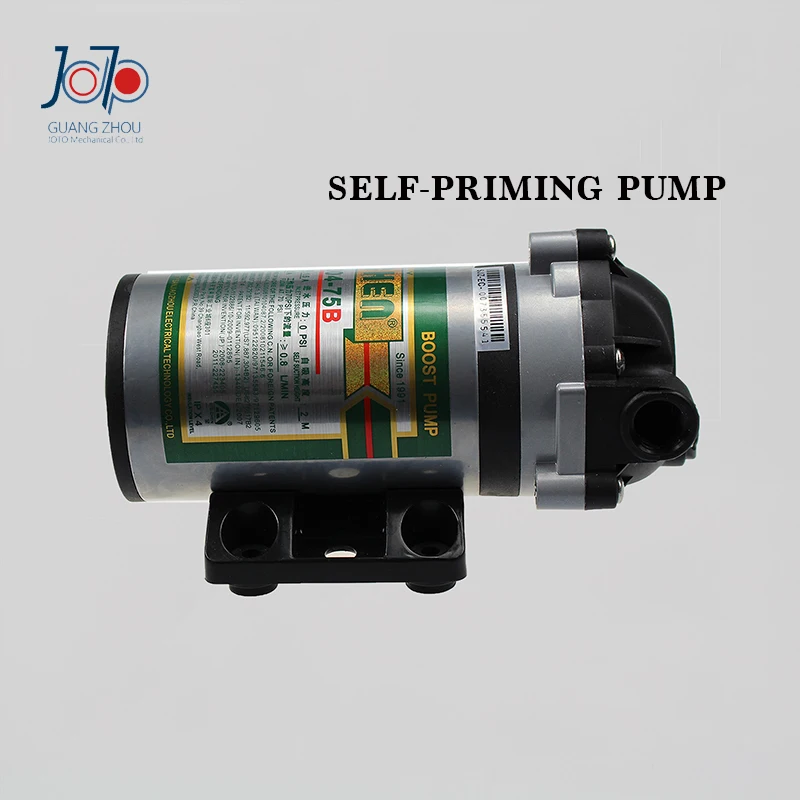 75KG Self priming Pump 24V Water Purifier Pure Water Machine Self