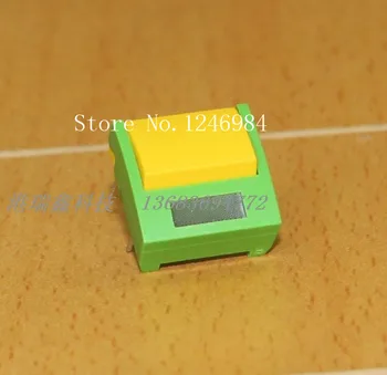 

[SA]Denmark MEC green box yellow button switch reset switch micro switch 3ATL6 + 1B04 + 2B021--50pcs/lot