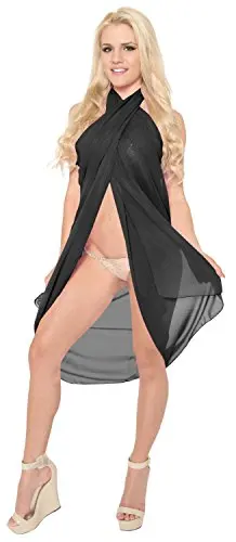 Суперлегкая прозрачная шифоновая саронг пляжный юбка с запахом