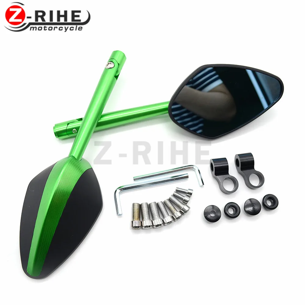 for Universal Motorcycle  Aluminium mirror motorbike Rearview side Mirror For Triumph DAYTONA 675 SPEED TRIPLE 675 STREET TRIPLE