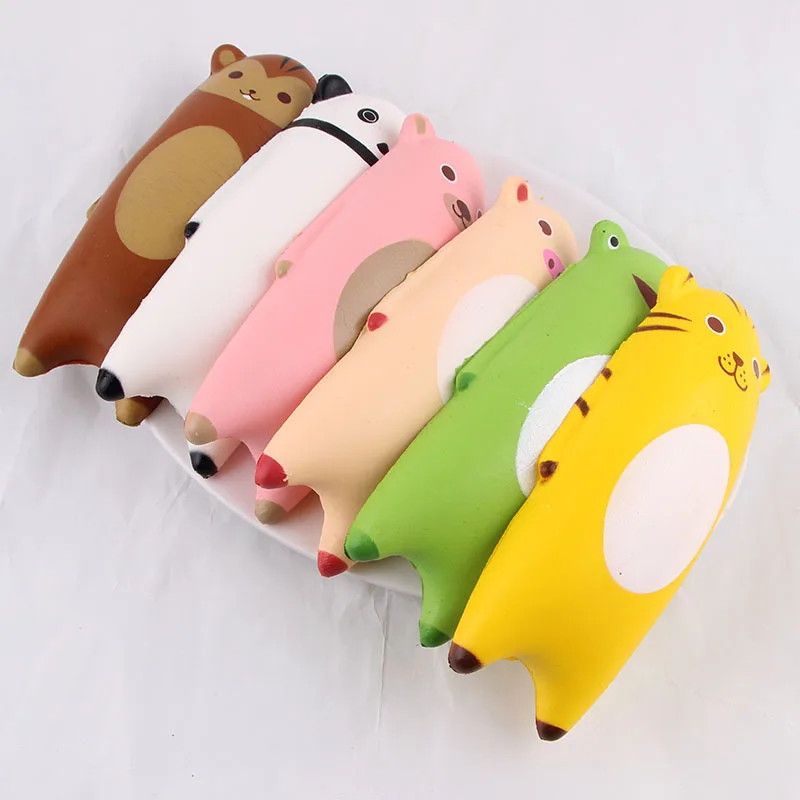 

Jumbo Squishy Cartoon Hand Pillow Bread Soft Slow Rising Pendant Phone Straps Stretchy Squeeze Scented Cake Kid Toys Xmas Gifts